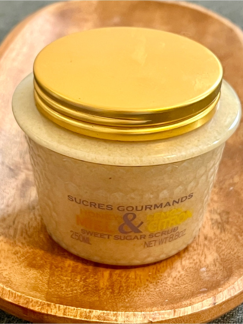 L'occitane Honey Miel & Lemon Citron Sweet Sugar Body Scrub 8.8 Oz DISCONTINUED